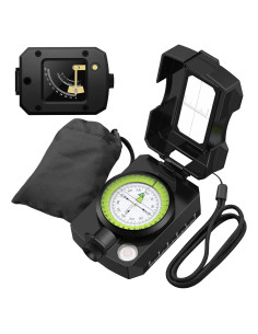 Brújula de Senderismo Proster PST216 IP54 con Clinómetro