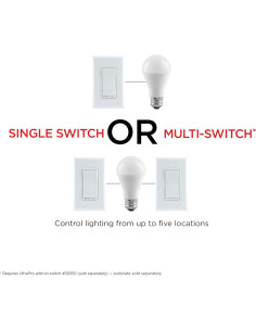 Atenuador de Luz Inteligente UltraPro Z-Wave 39351, Control Remoto 2