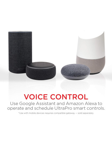Atenuador de Luz Inteligente UltraPro Z-Wave 39351, Control Remoto