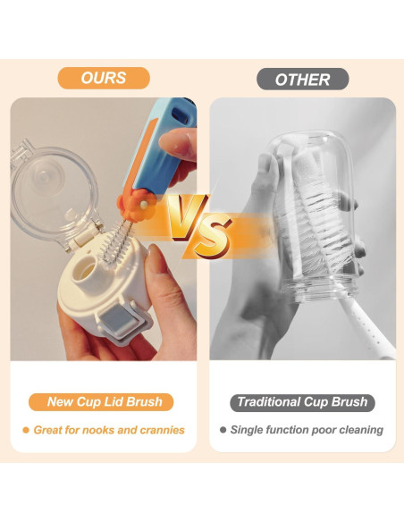 Juego de cepillos de limpieza 3 en 1 DWNDN - 3 piezas