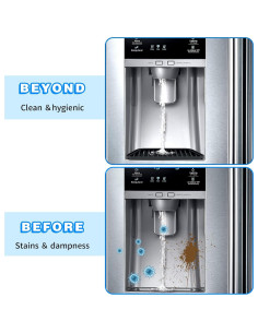 Receptor de Goteo de Silicona Andibro 2 Piezas Negro 21.2x8.1 cm 2