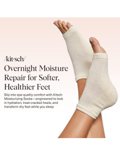 Calcetines Hidratantes Kitsch para Talones Agrietados - 1 Par 2