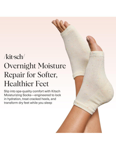 Calcetines Hidratantes Kitsch para Talones Agrietados - 1 Par