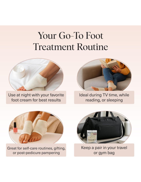 Calcetines Hidratantes Kitsch para Talones Agrietados - 1 Par