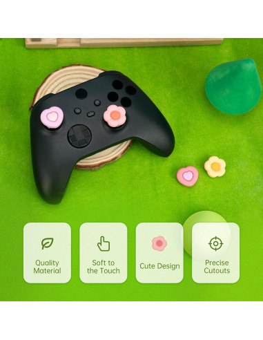 Agarradores de Silicona GeekShare para Controlador Xbox One - 4 Piezas