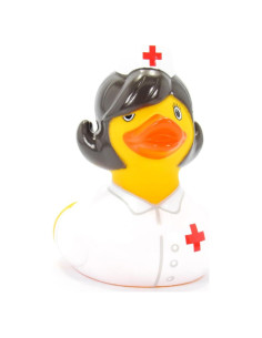 Juguete de baño pato de goma Bud Ducks 10 cm coleccionable