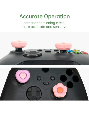 Agarradores de Silicona GeekShare para Controlador Xbox One - 4 Piezas