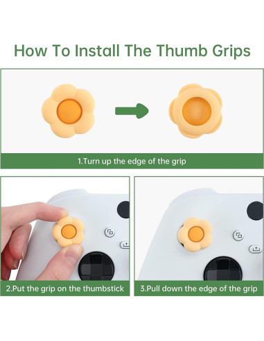 Agarradores de Silicona GeekShare para Controlador Xbox One - 4 Piezas