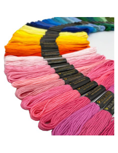 Hilo de Bordado INFNZOLI 100 Colores 8m Kit Pulseras 2