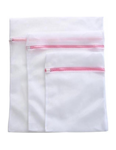 3 Bolsas de Lavandería de Malla Fina Lsnhincp - Cremallera 2