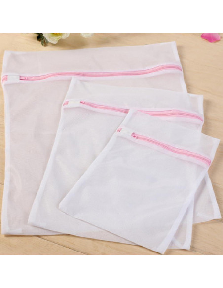 3 Bolsas de Lavandería de Malla Fina Lsnhincp - Cremallera
