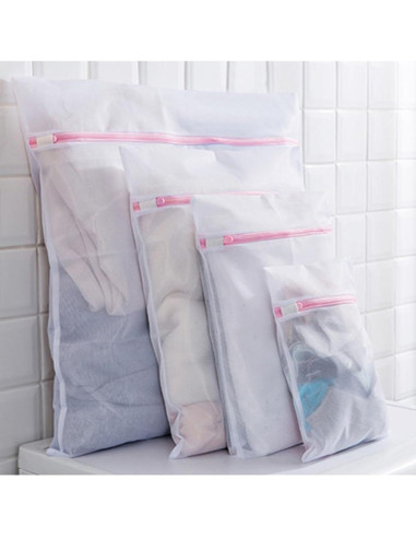 3 Bolsas de Lavandería de Malla Fina Lsnhincp - Cremallera