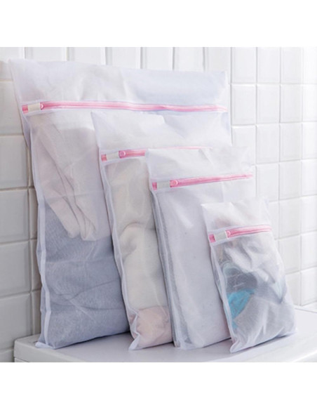 3 Bolsas de Lavandería de Malla Fina Lsnhincp - Cremallera