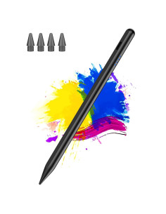 Lápiz Stylus Kenkor para iPad 2018-2025, Negro, Rechazo de Palma