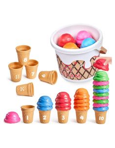 Conjunto de Juguetes de Aprendizaje JoyCat - Helados 30PCS