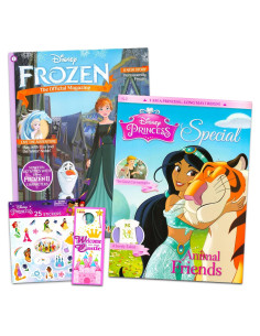 Libros de Actividades Disney Frozen y Princesas - 2 Piezas
