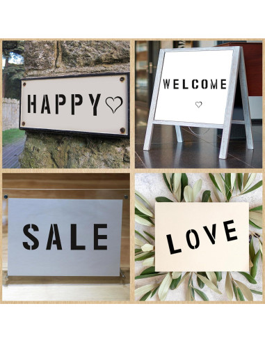 Juego de Plantillas Reutilizables Sokoro 42 Piezas 5 cm