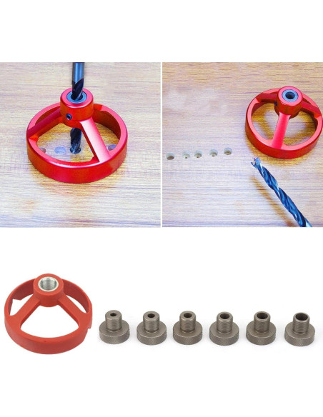 Plantilla de Broca Fafeicy 5-10mm para Perforación Vertical