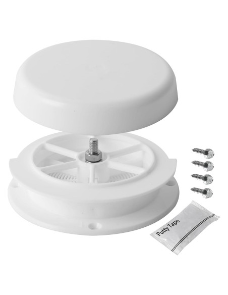 Tapa de Ventilación de Techo Estilo Hongo Aussio - Blanca