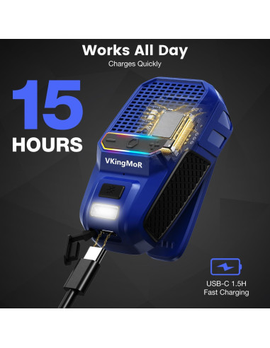 Altavoz Bluetooth Portátil VkingMoR BH127AU Impermeable 10H