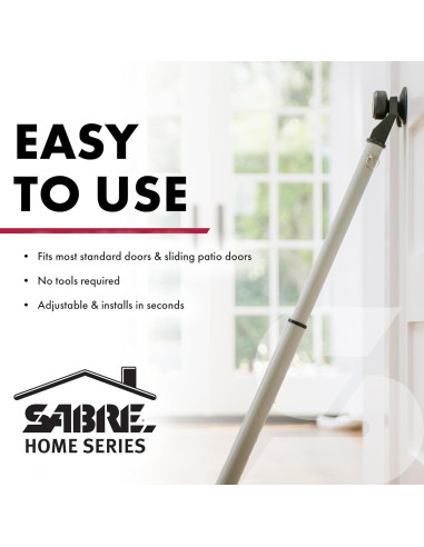 Barra de Seguridad Ajustable SABRE para Puertas y Ventanas