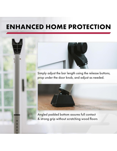 Barra de Seguridad Ajustable SABRE para Puertas y Ventanas