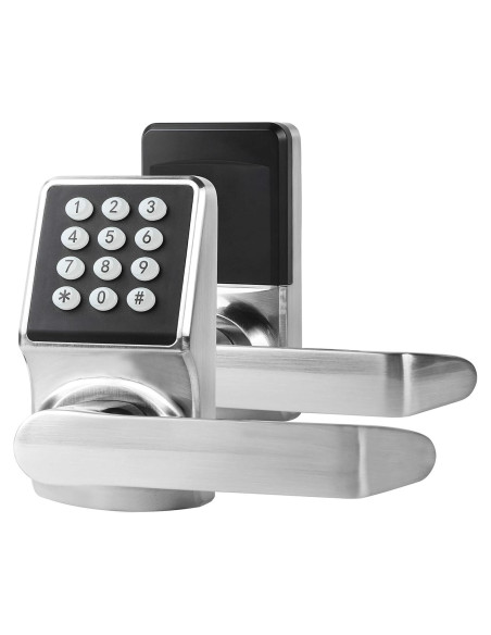 Cerradura Electrónica Cielsa Dawn con Manija y Teclado - Niquelado