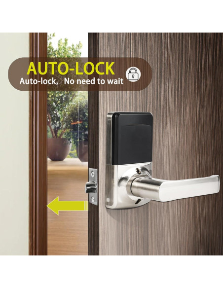 Cerradura Electrónica Cielsa Dawn con Manija y Teclado - Niquelado