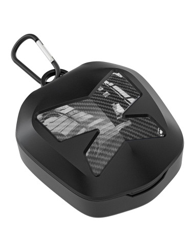 Funda para Protectores Bucales ARGOMAX Negra Fibra de Carbono