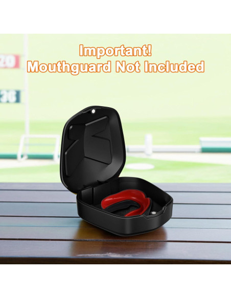 Funda para Protectores Bucales ARGOMAX Negra Fibra de Carbono