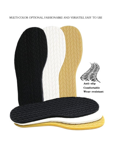 Parches de Goma Antideslizante GULELAYAR 32.5x13cm Negro