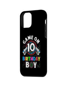 Funda Protectora para iPhone 12 Mini Laser Tag 10 Cumpleaños 2