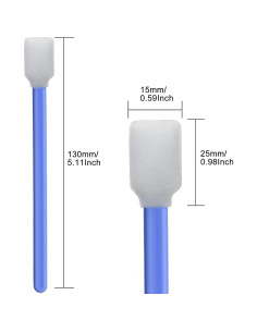 Hisopos de Espuma Wellgler KM707 para Limpieza Electrónica 300 Unidades 2