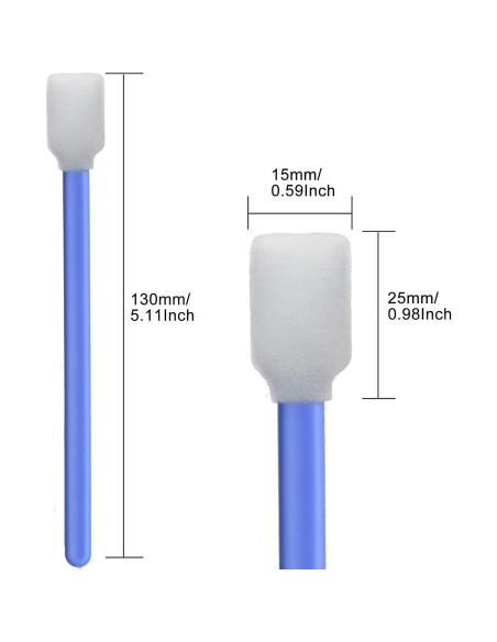 Hisopos de Espuma Wellgler KM707 para Limpieza Electrónica 300 Unidades