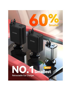 Cargador de Coche Retráctil JOYROOM 84W USB-C iPhone 16 2