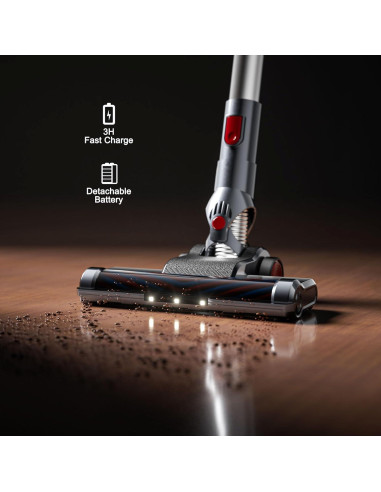 Aspiradora Inalámbrica KZXKGXL 220W HEPA Recargable 20min