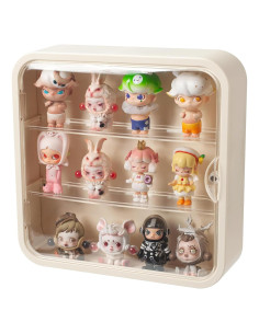 Caja de Exhibición Transparente CESTATIVO 30x30 cm Crema