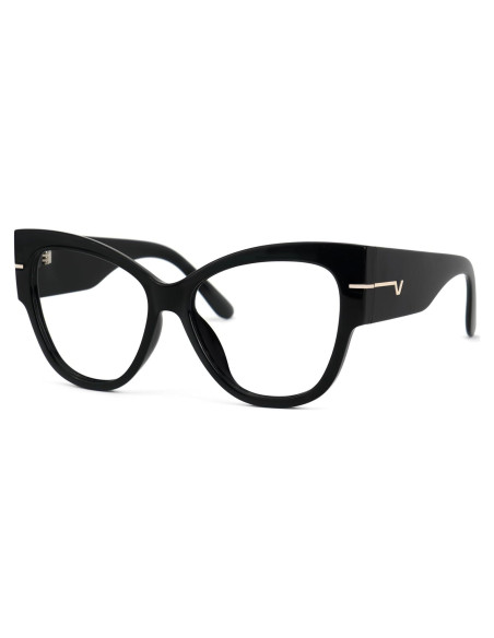 Gafas de sol VOOGLAM ojo de gato grandes bloqueo luz azul Gafas de sol VOOGLAM ojo de gato grandes bloqueo luz azul