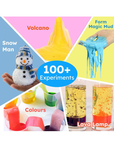 Kit de Ciencia Butterfly EduFields 100+ para Niñas 4-8 Años