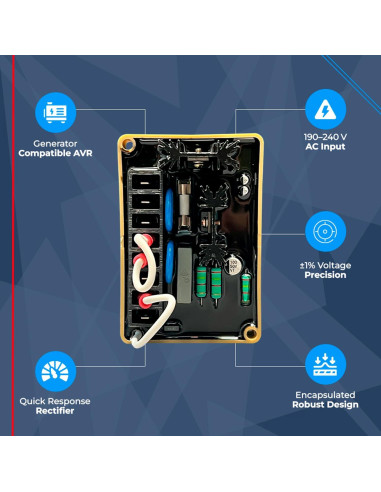 Regulador Automático de Voltaje SE350 Thunder Parts 500 VA