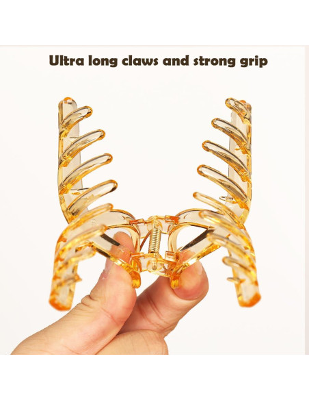 6 Garras de Acrílico CHAOBANG 11.94cm para Cabello Fuerte Sujeción