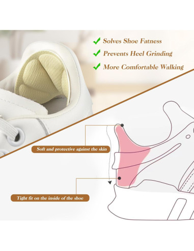 8 Almohadillas Adhesivas para Talón Femeng - Comodidad y Ajuste