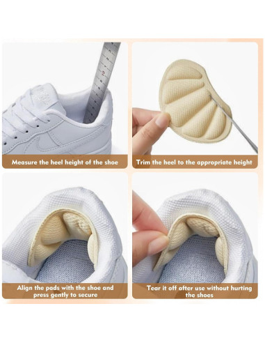 8 Almohadillas Adhesivas para Talón Femeng - Comodidad y Ajuste