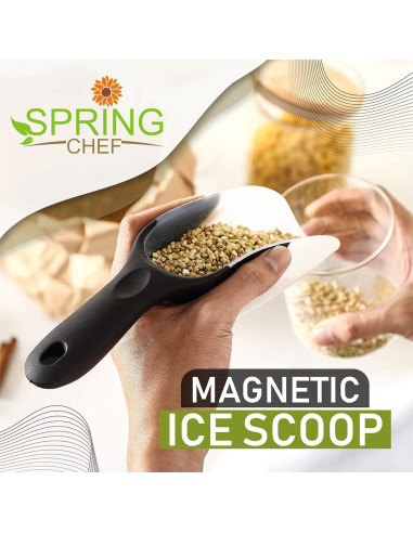 Cuchara Magnética para Hielo Spring Chef - Plástico Libre BPA 0.24L