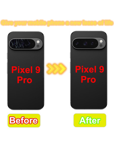 Cristal de Lente de Cámara Trasera Google Pixel 9 Pro con Adhesivo