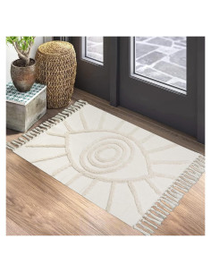 Alfombra de Baño Boho Uphome 61x91 cm Ojo Maligno Algodón