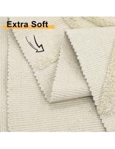 Alfombra de Baño Boho Uphome 61x91 cm Ojo Maligno Algodón 2