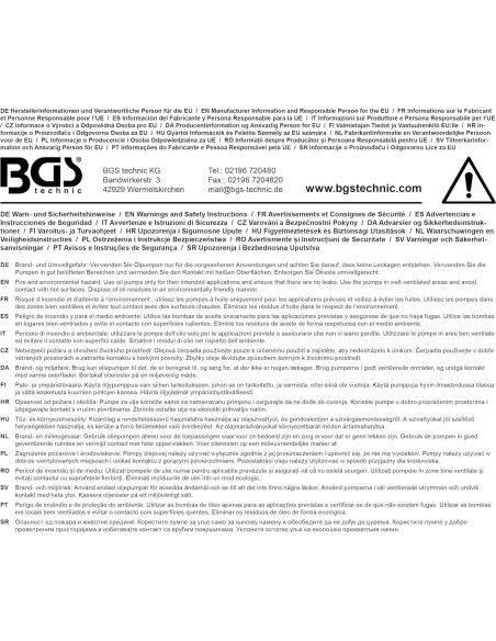 Bomba de Barril de Aceite BGS 8343 con Palanca 2.04 kg