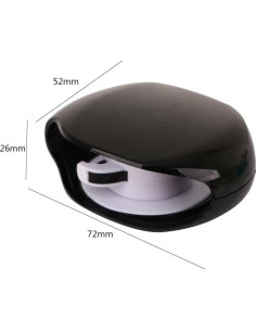 Organizador de Cables Retráctil Kopida 2 Pcs Negro 2