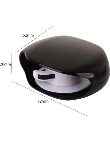 Organizador de Cables Retráctil Kopida 2 Pcs Negro